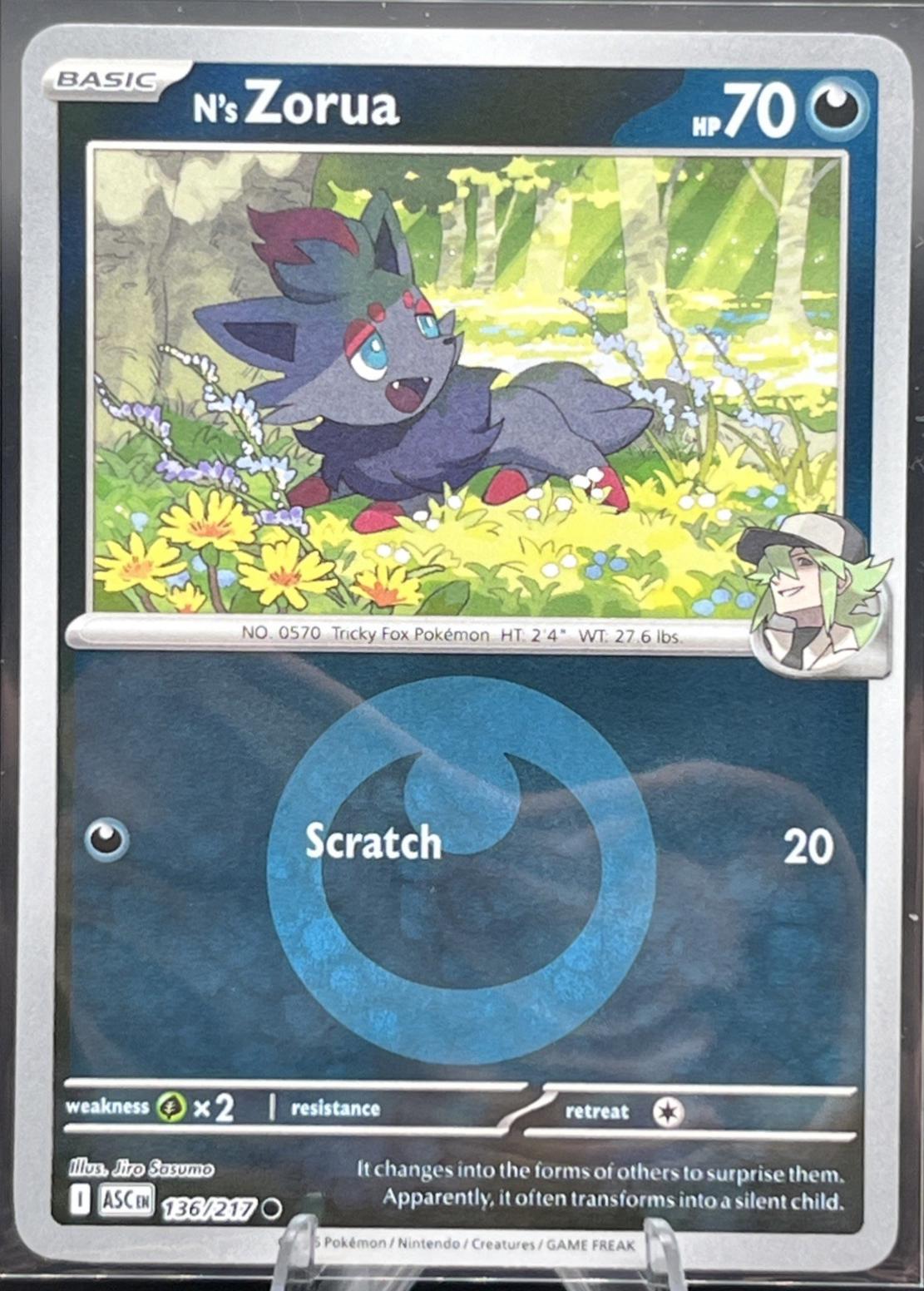 Ascended Heroes N's Zorua [Energy] Pokémon card